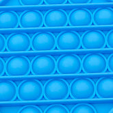 Jucarie POP IT!, antistres, din silicon, patrat, albastru
